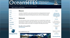 Desktop Screenshot of oceansites.org